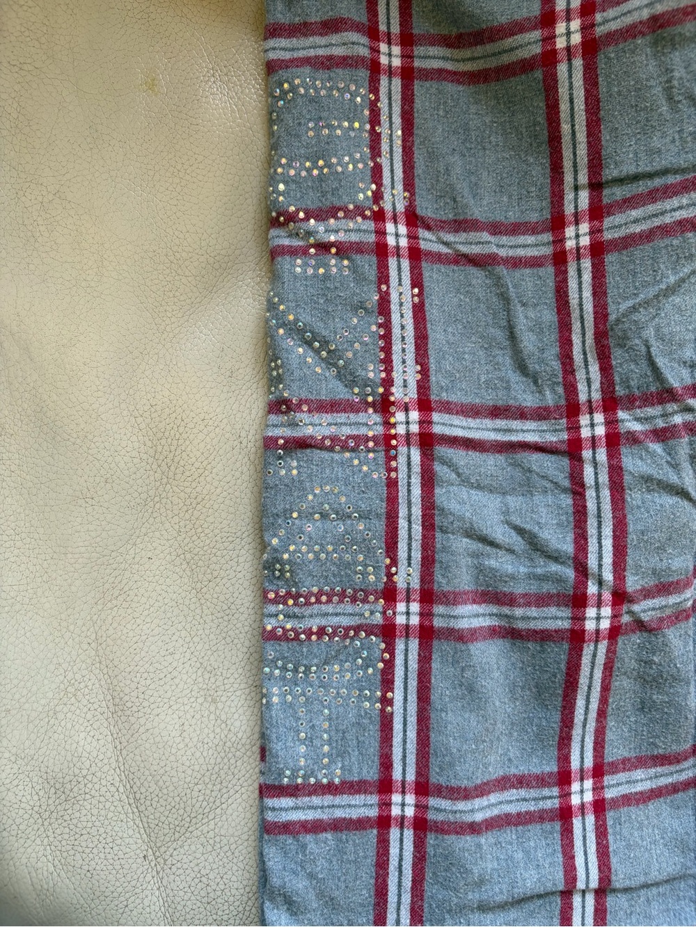 Pants with GYMNAST Stud Detailing
